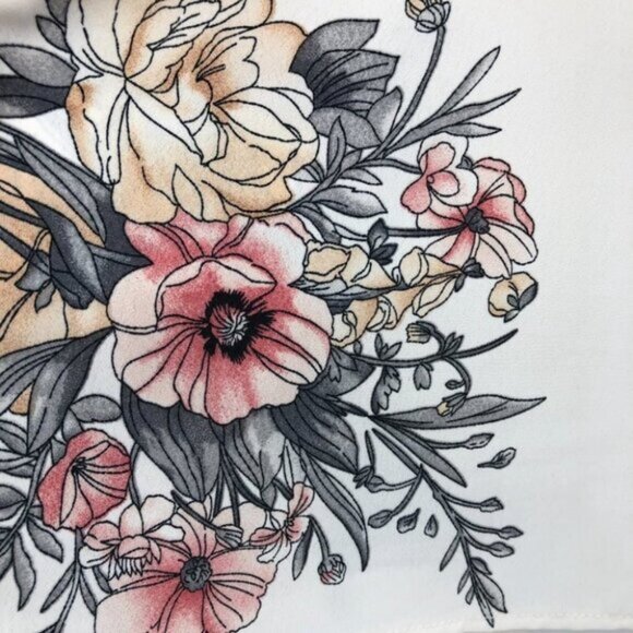 Bishop + Young white floral V neck cami  slip mini dress SP - Picture 13 of 15